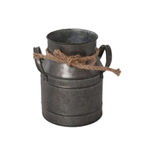 New Selling Manufacturer & Exporter of <b>Galvanized</b> Milk Container Classic Indian Stylish Planter Handmade Milk Can - Product Image 6
