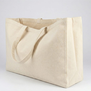 Bolsa de Compras de Lona Amana Textiles, Tamaño Grande, Resistente, con Cierre de Botón, Asas de Transporte, Tela Sostenible - Product Image 1