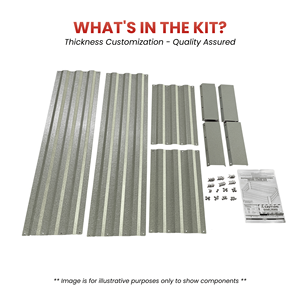 Camas de Jardín Rectangulares de Acero Galvanizado al por Mayor para Vegetales, Decoración del Hogar, Jardín, Fábrica de Vietnam GB001 - Product Image 3