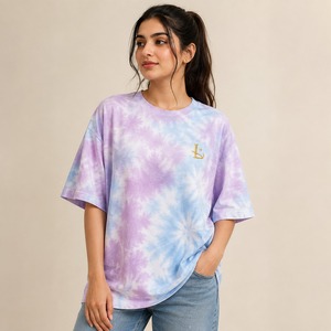 Nouveau design 2026 – T-shirts streetwear amples et respirants en 100 % coton pour femme, idéaux pour l'été, avec options OEM/ODM - Product Image 1