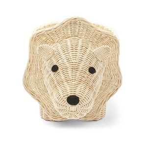 Large Bear Rattan Storage <b>Basket</b> For Kids Kids Furniture Kids Room Handwoven <b>Wicker</b> Bear Animal Shape Toy Storage <b>Basket</b> Lid - Product Image 5