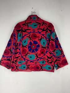 Chaqueta de algodón bordada a mano estilo Suzani |   Kimono Boho - Product Image 6