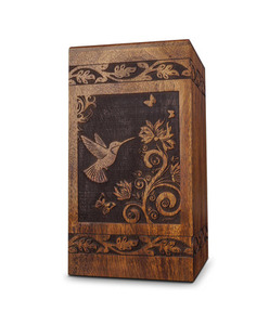 Urnas de Cremación de Madera de Diseño Único y Alta Calidad para Adultos, Urnas Funerarias de Madera, Tamaño Personalizado, Artículos Funerarios - Product Image 1