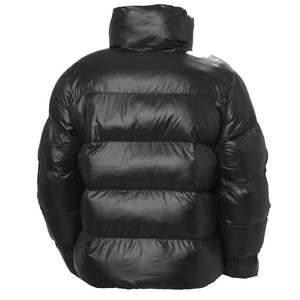 Women's Shiny Short Winter Down <b>Jacket</b> Fashion Hooded <b>Cropped</b> <b>Puffer</b> <b>Jacket</b> Warm Thicken Padded Coats with Pocket - Product Image 2