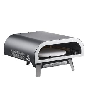 Forno Elettrico Portatile Rotante per Pizza a Gas Propano da 12 Pollici con Borsa da Trasporto Rinforzata per Campeggio e Picnic all'Aperto - Product Image 1