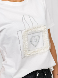 T-shirt de sport décontracté pour femme, imprimé, coupe ajustée, haute qualité, personnalisable, manches courtes, grandes tailles, respirant, séchage rapide, 100% coton - Product Image 4