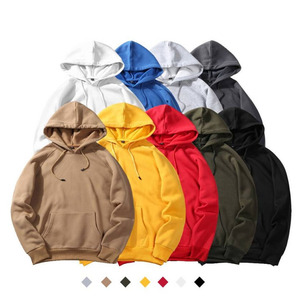 Sweat-shirt à capuche unisexe avec logo personnalisé, marque privée, 100% coton, streetwear d'hiver uni, fabricant de sweats à capuche - Product Image 2