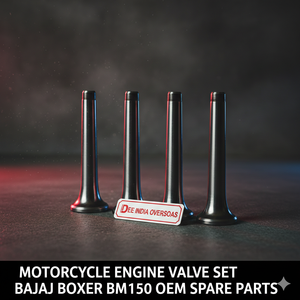 ชุดวาล์วเครื่องยนต์มอเตอร์ไซค์สำหรับ Bajaj Boxer BM150 วาล์วไอดี วาล์วไอเสีย อะไหล่แท้ - Product Image 2