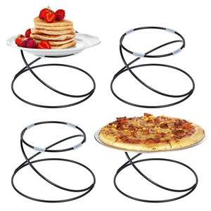 Expositor de cupcakes, soporte elevado para pastelería, expositor de buffet escalonado, expositor decorativo para alimentos, soporte moderno para postres - Product Image 5