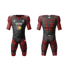 Uniforme de Fútbol Americano Personalizado Estilo Gladiador, Colores y Logotipos del Equipo a Medida, Conjunto de Fútbol Americano Sublimado Resistente - Product Image 2