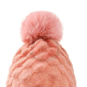 Low MOQ Classic Style 100% Wool Hand Drawn Knit Beanie <b>Hat</b> for Women <b>Men</b> Stylish Casual Warm <b>Winter</b> Headwear for Daily Use - Product Image 2
