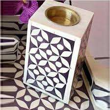 Portavelas con Incrustaciones de Hueso, Moderno, para Bodas, Hogar, Otros Portavelas, Portavelas con Tamaño Personalizado, Artesanía Natural - Product Image 3