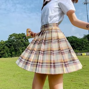 Uniforme Escolar de Otoño para Niñas, Estilo JK Occidental, Falda Escolar de Poliéster para el Campus Escolar - Product Image 4