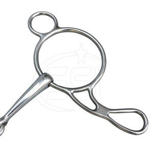 Mors de cheval en acier inoxydable avec finition polie, matériau de haute qualité pour l'équitation quotidienne - Product Image 6