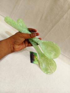 Customized 2024 Eco-Friendly Resin Fork <b>Spoon</b> Cutlery Set Wedding Hotel Kitchen Dinner <b>Salad</b> Serving Ware with Size Options - Product Image 4