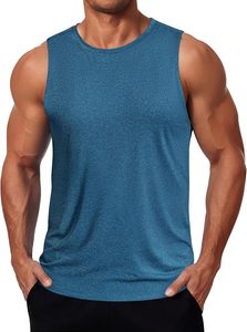 Wholesale Men's <b>Stringer</b> Tank Top Bodybuilding Gym Fitness Sleeveless <b>Vest</b> Lightweight Performance Sportswear Custom Branding - Product Image 2