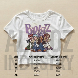 T-shirt court vintage esthétique Bratz Y2K pour filles, style grunge gothique, imprimé animalier, coupe ajustée, été, streetwear Harajuku - Product Image 6