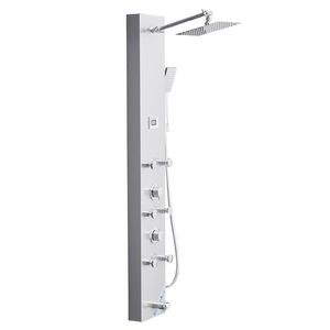 49 Brushed Stainless Steel <b>Shower</b> Column LED Rainfall <b>Shower</b> Head 4 Function Faucet Wall Tower <b>Shower</b> <b>Shower</b> Room <b>Accessories</b> - Product Image 6