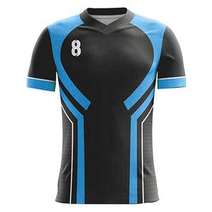 Conjunto de Camiseta de Fútbol Deportiva Unisex Personalizada, Naranja y Negra, Manga Corta, Cuello Redondo, Impresión Sublimada, Absorbe la Humedad, 100% Poliéster 3D - Product Image 2