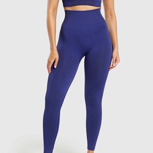 Leggings Deportivos de Cintura Alta, Tejidos, Transpirables, de Compresión, Ecológicos y de Secado Rápido para Mujer - Product Image 1
