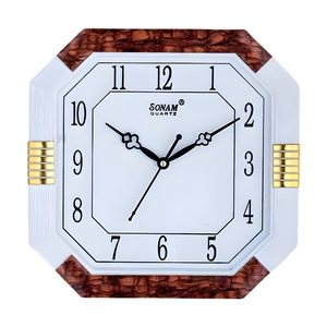 Simple Slim Body Quartz Analog Wall <b>Clock</b> for Home Office <b>Battery</b> Operated Minimalist Design Multiple Color Options - Product Image 1