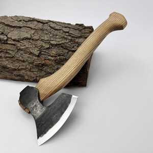 Hacha de Construcción con Cabeza de Acero Forjado y Mango de Madera, Herramienta para Partir Leña - Product Image 1