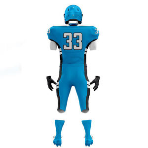 Tenues de football personnalisées professionnelles en tissu technique mélange polyester léger avec protection intégrée et sublimation personnalisée - Product Image 3