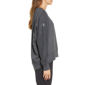 Sudadera Vintage de Cuello Alto para Mujer, de Algodón, Holgada, de Manga Larga, Estilo Casual y Urbano, Top 2026 - Product Image 2