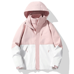 Veste de ski tendance, personnalisée, coupe-vent, imperméable, séchage rapide, écologique, sportive, extérieure, en polyester/coton, légère - Product Image 5