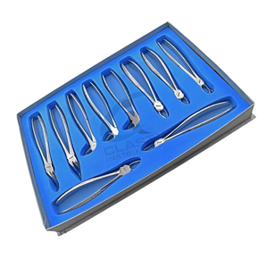 Nouvel ensemble d'instruments dentaires manuels en acier inoxydable avec poignée ergonomique - Kit chirurgical oral complet - Product Image 2