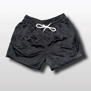 Shorts en coton/polyester pour hommes, imprimés par sublimation, respirants, séchage rapide, taille élastique, sport, décontractés, basketball, gym, personnalisés - Product Image 1