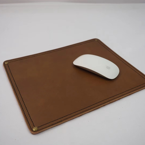 Saffiano Leather Mouse <b>Pad</b> <b>Scratch</b> Resistant Desk Mat Luxury Textured Surface for Professional Office Decor LMPD-0012C - Product Image 1