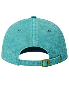 Casquette de baseball en coton lavé bleu sarcelle, unie, ajustable, unisexe, décontractée, respirante, confortable, qualité supérieure - Product Image 2