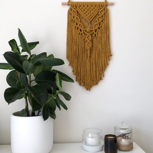 Home <b>Decoration</b> Boho Handmade 100% Cotton Tassel <b>Wall</b> <b>Hanging</b> Macrame, macrame <b>wall</b> <b>hanging</b> ,Hand Made <b>Wall</b> <b>Hanging</b> , - Product Image 2