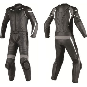 Combinaison de moto en cuir de vachette véritable personnalisée, protection CE, bleu noir, coupe-vent, équipement de moto pour homme - Product Image 6