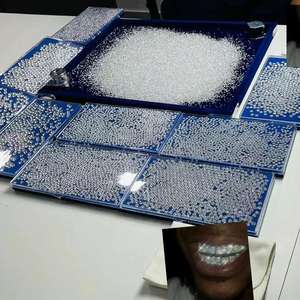 Diamants ronds cultivés en laboratoire, couleur D E F, pureté VVS VS, qualité excellente, polis, pour la création de bijoux. - Product Image 4