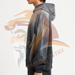 Derniers modèles de sweats à capuche oversize tendance, sweats à capuche oversize de qualité supérieure, sweats à capuche oversize doux et respirants pour hommes, parfaits pour l'extérieur - Product Image 6