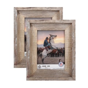Rustic Mango Wood Picture <b>Frame</b> | Handcrafted <b>White</b> Wash Finish | Wholesale B2B - Product Image 1