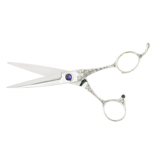Ciseaux à cheveux professionnels de qualité supérieure en acier inoxydable pour la coupe de cheveux en salon ou à domicile avec poignée de styliste - Product Image 2