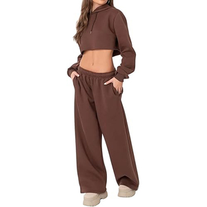 Pantalon de jogging en molleton personnalisé pour femme, patchwork, décontracté, avec taille élastique, pour le sport - Product Image 6