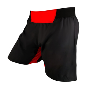 Pantalones Deportivos de Cintura Alta Elásticos de Secado Rápido 100% Poliéster con Logotipo Frontal, Shorts de Muay Thai para Entrenamiento de Boxeo y Artes Marciales - Product Image 6