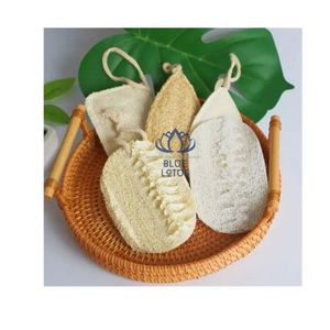 Esponja de Baño de Luffa Natural, MÁS VENDIDA |   Paquete de Malla Exfoliante Corporal Suavizante de Alta Calidad - Product Image 1