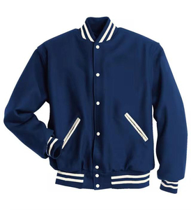 Premium Quality Eco-Friendly Crew Neck Letterman Baseball College <b>Bomber</b> Puffer <b>Jacket</b> Polyester/Cotton Casual <b>Summer</b> Season - Product Image 6