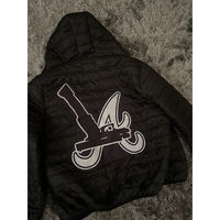 Blouson Bomber Imperméable Personnalisé pour Homme, Marque Privée OEM, Hiver, Matelassé, Nylon/Coton, Rembourrage Polyester, Logo Personnalisé