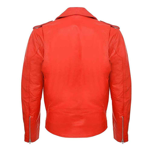 Veste en cuir PU pour homme, style streetwear, avec fermeture éclair, tissu et rembourrage tendance, neuve, vente en gros ODM - Product Image 3