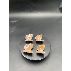 Cabujón 2D de Jaspe Marrón Brechado Natural con Forma de Mariposa, 60x45x5mm, Piedra Pulida, Gema Suelta para Joyería - Product Image 5