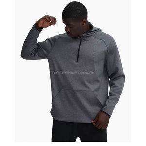 Media cremallera diseño calidad poliéster deportes pulóver sudaderas con capucha chaqueta Fitness camisa invierno ropa deportiva Tops para hombres comprar media cremallera - Product Image 5