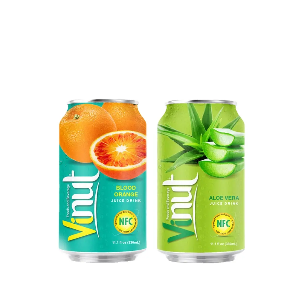 Консервированный апельсиновый сок VINUT без сахара, 330 мл, сервис ODM из Вьетнама