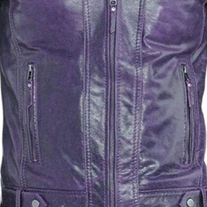 ผลิตเสื้อแจ็คเก็ตหนังคุณภาพสูงขายส่ง แจ็คเก็ตหนังเทียมผู้ชายแบบซิป สีตามสั่ง ย้อมสีได้ เอวยางยืด - Product Image 4