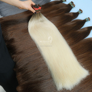 Luxury 100% Remy Virgin Vietnamese Hair Extensions Non Chemical <b>Tangle</b> Bulk Hair Wholesale Shipping Worldwide - Product Image 5